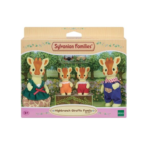 Sylvanian Families - Highbranch Giraffe Family (5639) / Toys