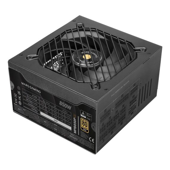 Mars Gaming MPB850PSI power supply unit 850 W 24-pin ATX ATX Black | Techbox