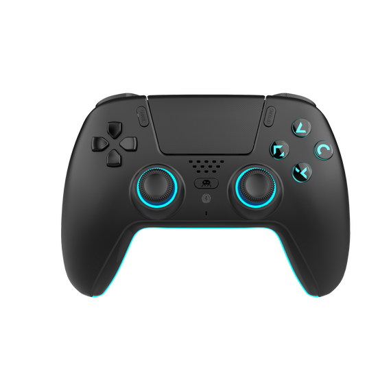 Trade Invaders - Wireless Bluetooth Controller for PS5 - LED - Black / PlayStation 5 | Techbox