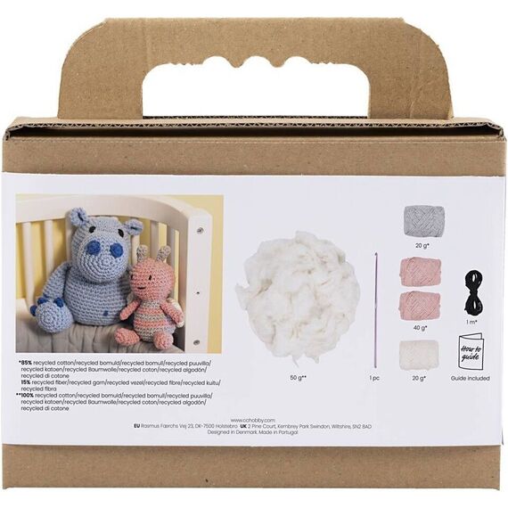 Craft Kit Amigurumi - Honeybee - pastel colours (977874) / Toys