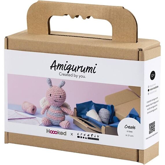 Craft Kit Amigurumi - Honeybee - pastel colours (977874) / Toys