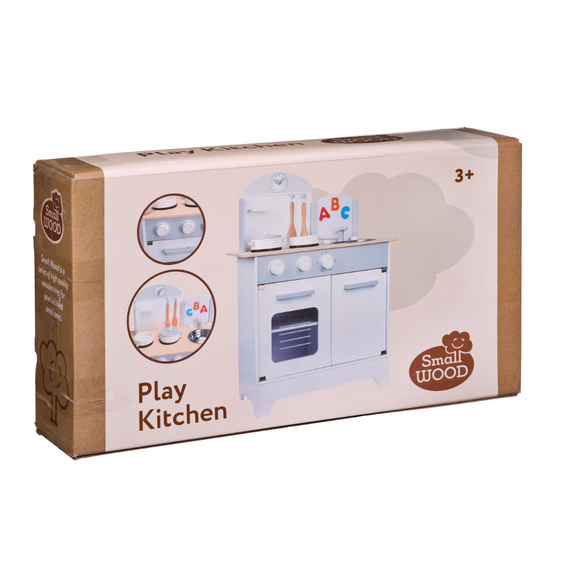 Small Wood - Play Kitchen - Grey (L40193) / Toys