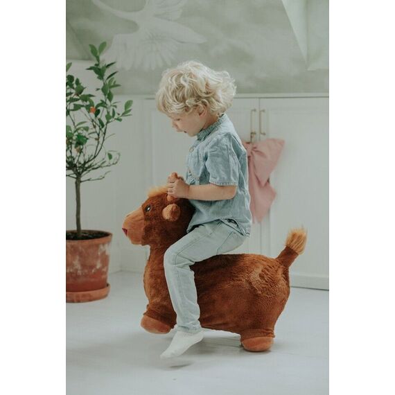 KREA Hop And Bounce Plush Jersey Cow (36-2039) / Toys