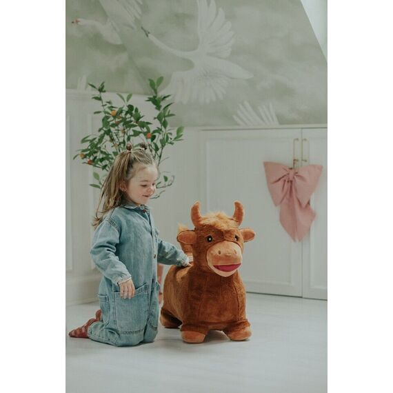 KREA Hop And Bounce Plush Jersey Cow (36-2039) / Toys