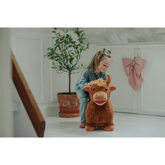 KREA Hop And Bounce Plush Jersey Cow (36-2039) / Toys