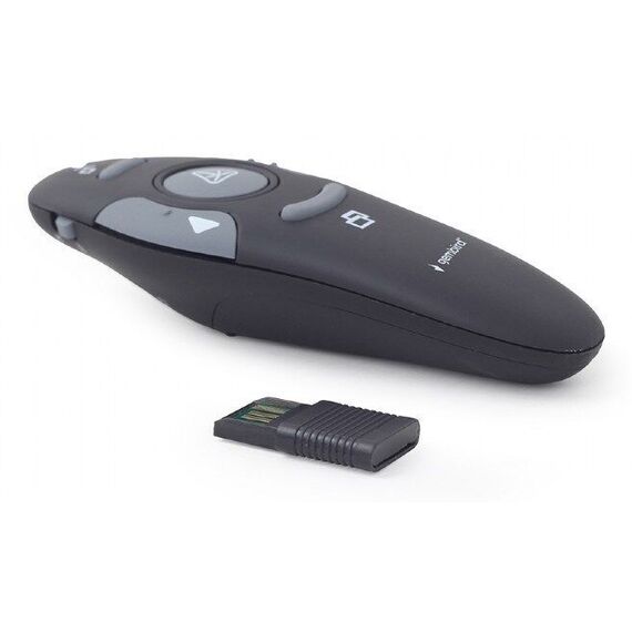 Gembird WP-L-11 wireless presenter RF Black | Techbox