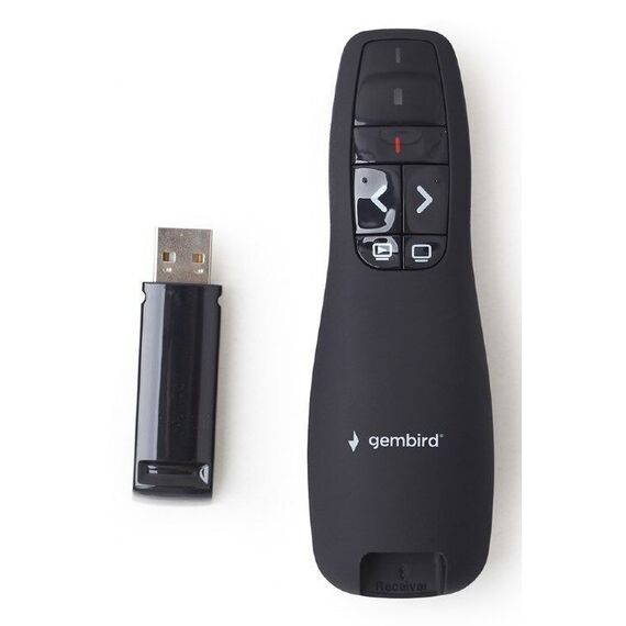 Gembird WP-L-12 remote control IR Wireless Projection screen Press buttons | Techbox