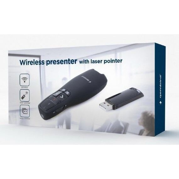 Gembird WP-L-12 remote control IR Wireless Projection screen Press buttons | Techbox
