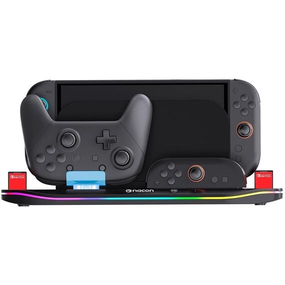 Nacon - Charging Station XL til Nintendo Switch II – Oplad 4 Joy-Con / Nintendo Switch 2 - Nintendo Switch 2 Accessories - Accessories for Consoles - Techbox