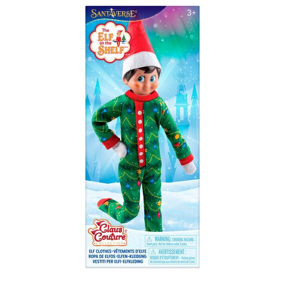The On the Shelf Christmas tree Pyjamas for doll