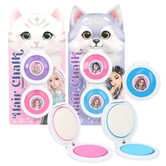 TOPModel - Hair Chalk Set - BEAUTY and ME - Purple and Pink or Pink and Blue / Toys