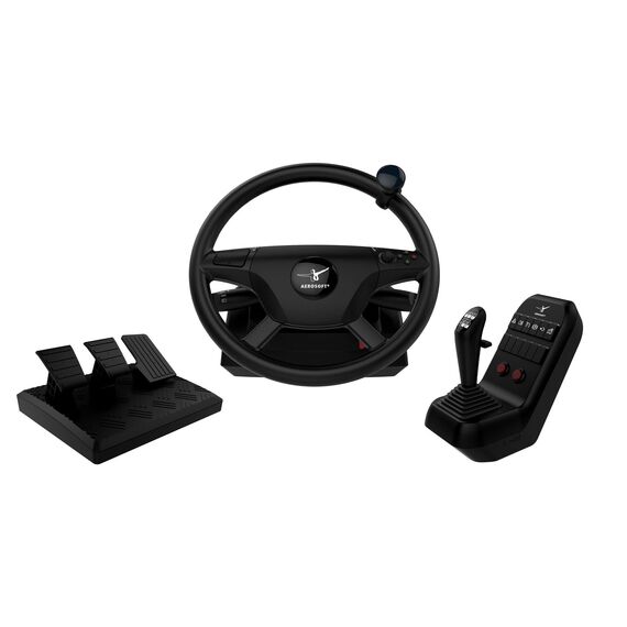 Aerosoft - Truck and Bus Steering Wheel System / PC - PC Accessories - Accessories for Consoles - Techbox