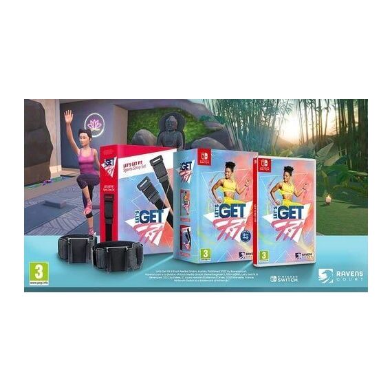 Let's Get Fit Includes Joy Con Straps / Nintendo Switch | Techbox