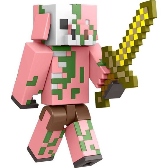 MINECRAFT CORE FIGURE 2-PACK -Zombified Piglin & Minecraft Strider / Toys