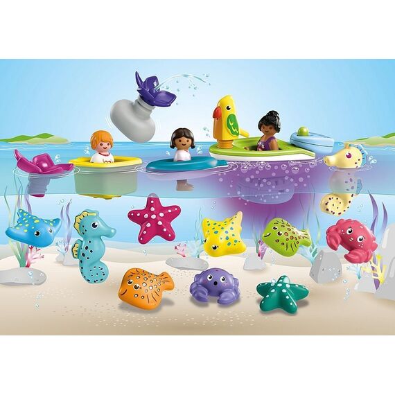 Playmobil - JUNIOR & Tinti: Colourful Bath Time Christmas Countdown (71777) / Toys - Playmobil - Collectibles - Techbox