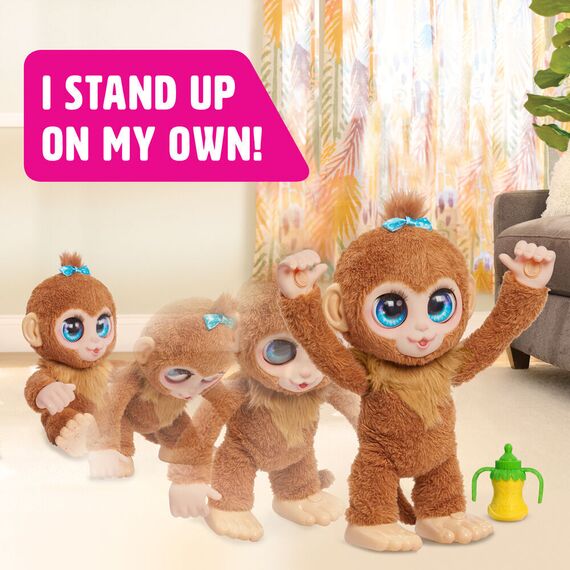 FurReal Peanut playful monkey Interactive plush toy |  Techbox