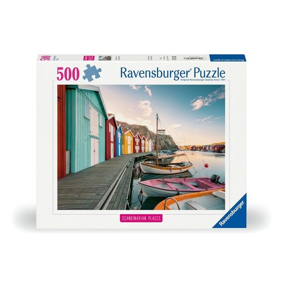 Ravensburger - Puzzle Boathouses In Smogen 500p (12000847) / Toys |  Techbox