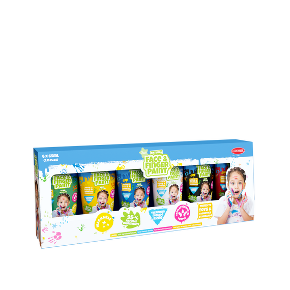 Face Painttoos - 65ml Tubes 6-Pack (109004) / Toys