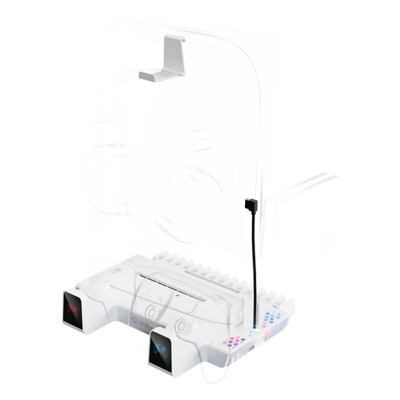 Oniverse Ps5 Nexus 5 Multifunction Stand For Ps5 - White / PlayStation 5 - PS5 Accessories - Accessories for Consoles - Techbox
