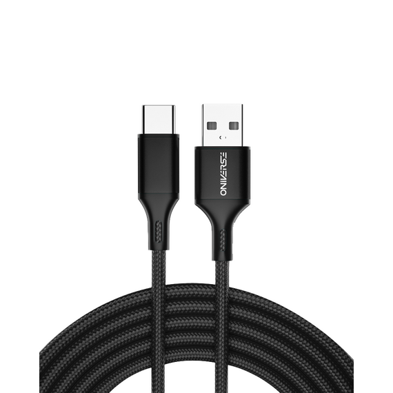 Oniverse Usb-A To Usb-C Charge Cable, 3 M - Black / PlayStation 5 - PS5 Accessories - Accessories for Consoles - Techbox