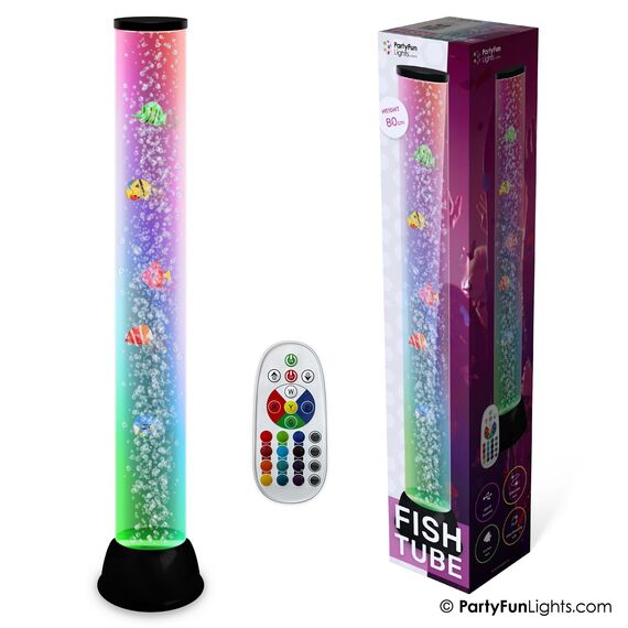 Partyfunlight - XXL Fish Tube Lamp H: 80cm (605405) / Toys