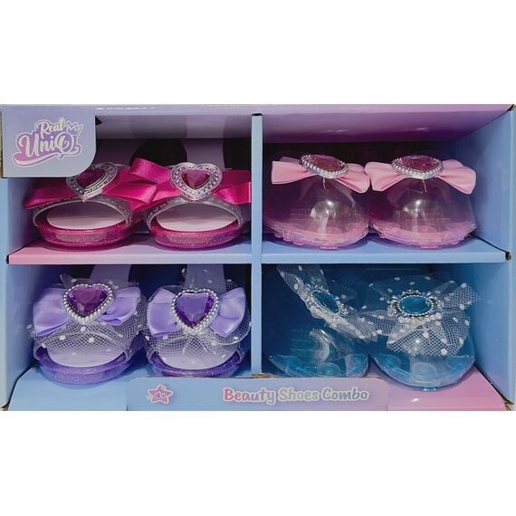 Real UniQ - Shoe Cabinet with 4 Pairs of Dress-Up Shoes - (30461) / Toys