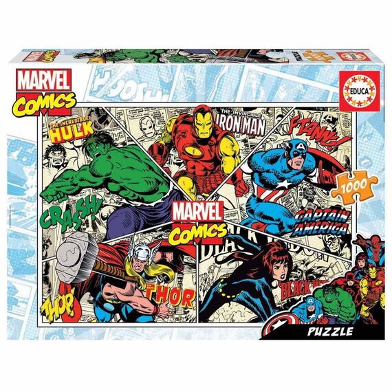 Educa - 1000 pcs, Marvel Comics (80-18498) / Toys |  Techbox