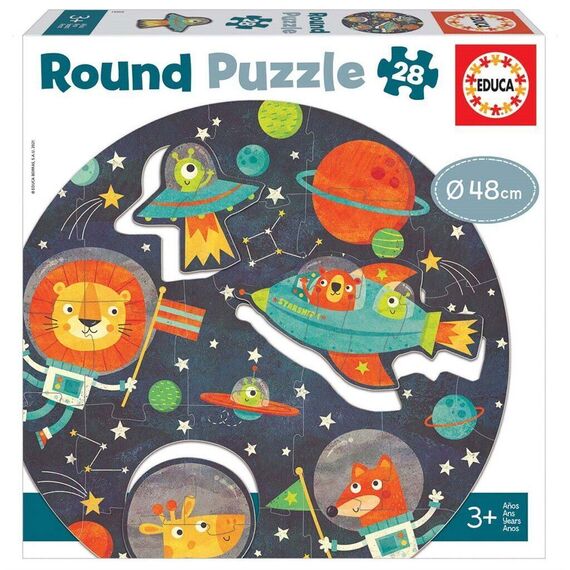 Educa Round Puzzle, The Space (80-18908) / Toys |  Techbox