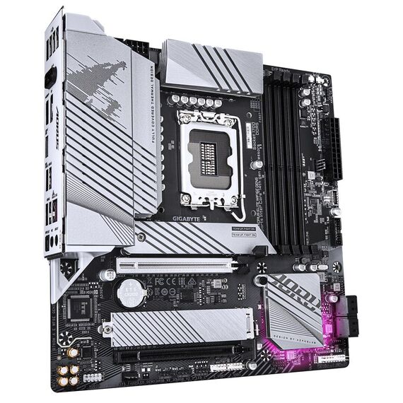 GIGABYTE B760M AORUS ELITE WIFI6E GEN5 Motherboard - Supports 14th Gen. Intel Core CPUs, 12+1+1 phases VRM, up to 5600MHz DDR5, 2xPCIe 4.0 M.2, Wi-Fi 6E, 2.5 GbE LAN, USB 3.2 Gen 2x2 - Motherboards - Laptops & PC Builds - Techbox