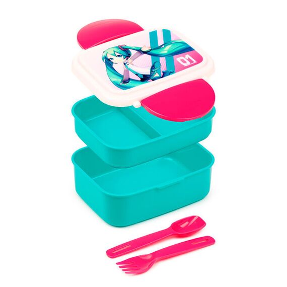 Hatsune Miku lunch box + cutlery - Figurines - Collectibles - Techbox