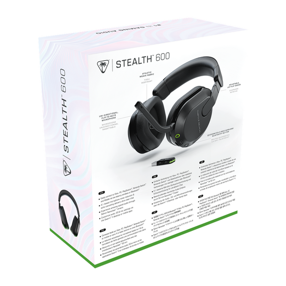Turtle Beach Stealth 600 GEN3 Wireless Headset - Black - Xbox Series X - S/ One, PC, PS5, PS4, Switch / Xbox Series X - S Accessories - Series X - Techbox