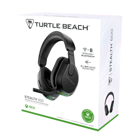Turtle Beach Stealth 600 GEN3 Wireless Headset - Black - Xbox Series X - S/ One, PC, PS5, PS4, Switch / Xbox Series X - S Accessories - Series X - Techbox