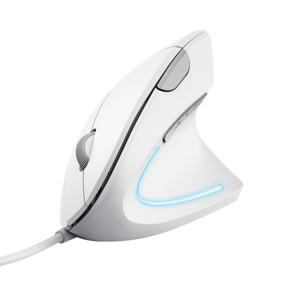 TRUST VERTO ERGO MOUSE - WHITE / Computers