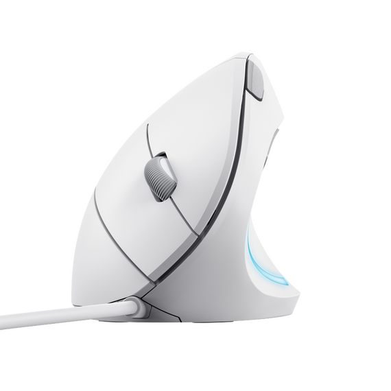 TRUST VERTO ERGO MOUSE - WHITE / Computers