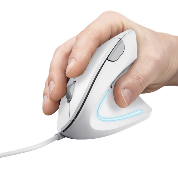 TRUST VERTO ERGO MOUSE - WHITE / Computers