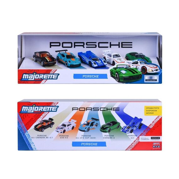 Majorette - Porsche 5 Pieces Giftpack (8502105002) / Toys