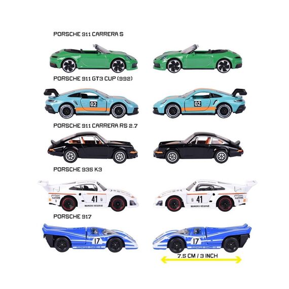 Majorette - Porsche 5 Pieces Giftpack (8502105002) / Toys