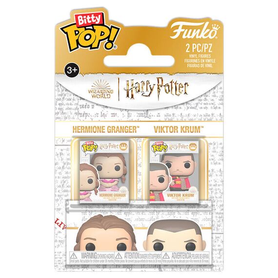 Bitty POP! pack 2 Sanrio Harry Potter Hermione & Krum - Funko POP - Collectibles - Techbox