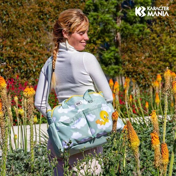 Tweety Clouds maternity bag