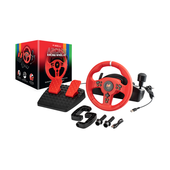 Maxx Tech - Arcade Racing Wheel Kit / Nintendo Switch 2 - Nintendo Switch 2 Accessories - Accessories for Consoles - Techbox
