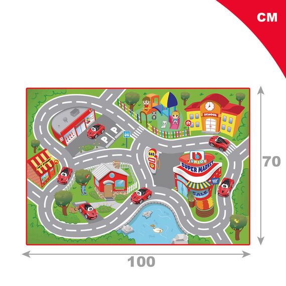 Circuit + Ferrari car
