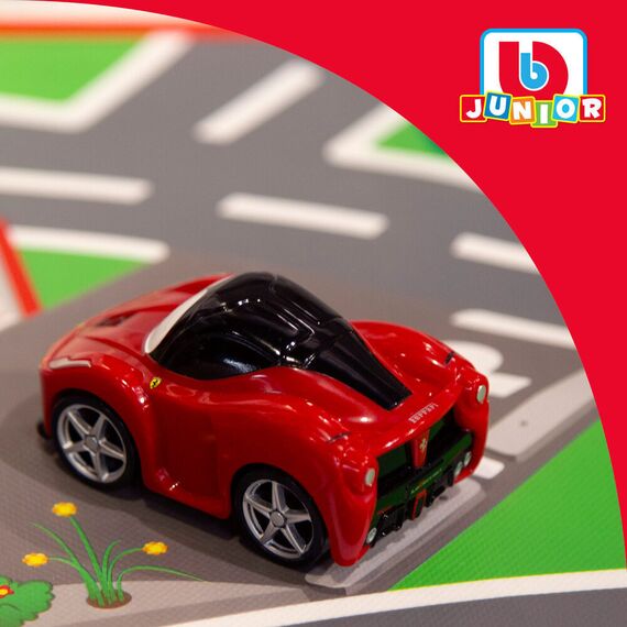 Circuit + Ferrari car
