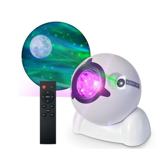 Music - Nordic Lights Stars Projector - Colour Changing LEDs - 185 mm / Toys