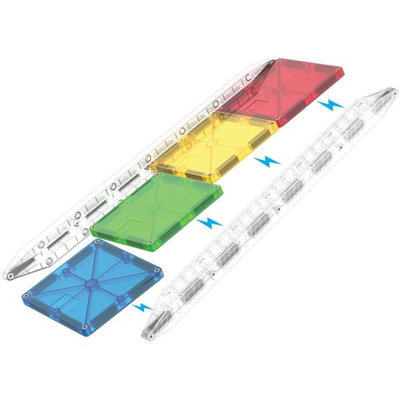 MAGNA-TILES - Small Rail Racer 33 pcs (90362) / Toys