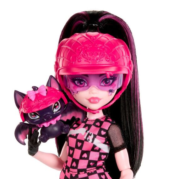 Monster High Draculaura + Scooter doll