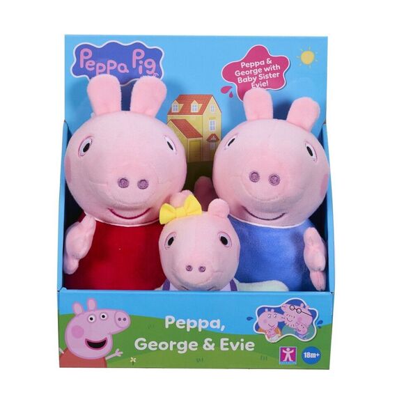 Peppa Pig - Plush 3PK (8423) / Toys |  Techbox