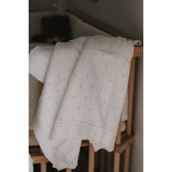 Vanilla Copenhagen - Knitted Blanket - Milk - 70 x 100 cm / Baby and Children - Merchandise Linens - Various - Techbox