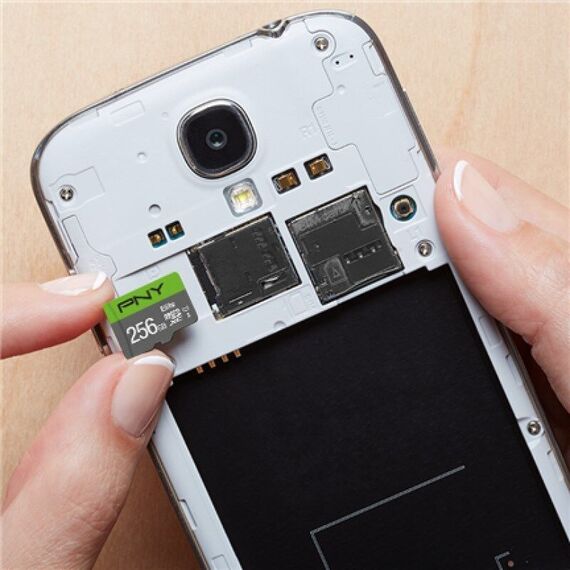 PNY Elite 256 GB MicroSDXC UHS-I Class 10 - Memory Cards - Smartphones - Techbox