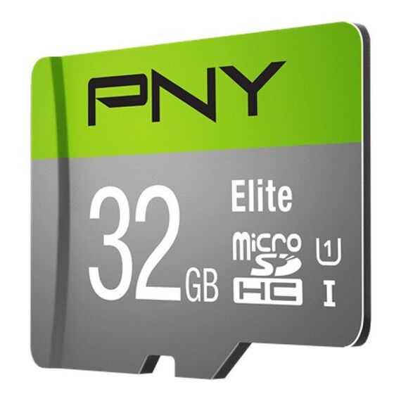 PNY Elite 32 GB MicroSDHC Class 10 - Memory Cards - Smartphones - Techbox