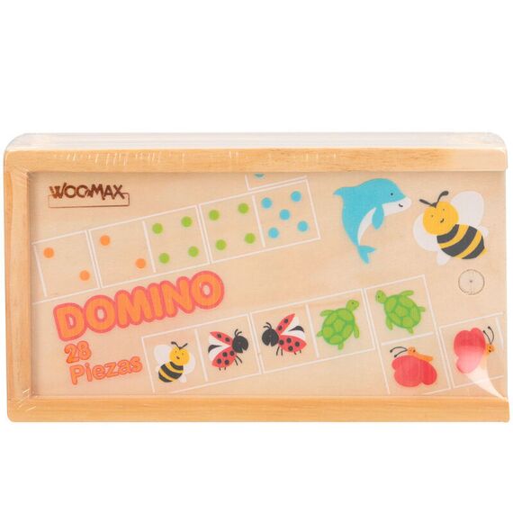 Animals dominoes wood 29pcs